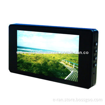 LCD Advertising Player/w Built-in 2 to 8GB Flash Memory/Li-ion Battery Video Player Up to 7-hour